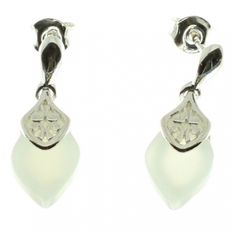 Pendientes piedra luna