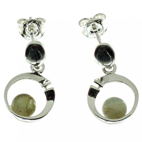 Pendientes labradorita
