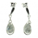 Pendientes piedra luna
