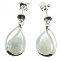 Pendientes piedra luna