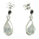 Pendientes piedra luna
