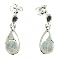 Pendientes piedra luna