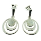 Pendientes piedra luna