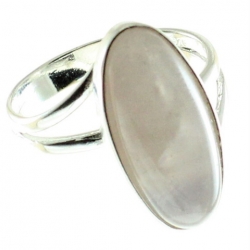 Anillo cuarzo rosa