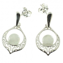 Pendientes piedra luna