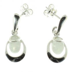 Pendientes piedra luna