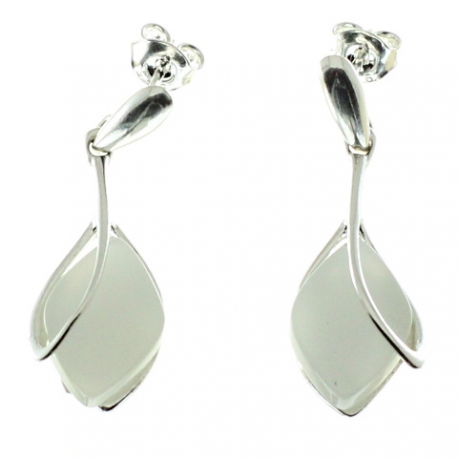 Pendientes piedra luna