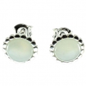 Pendientes piedra luna
