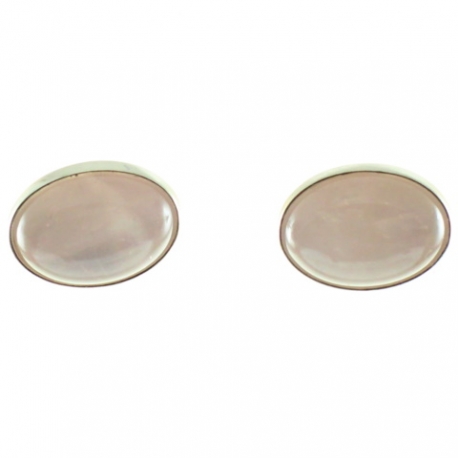 Pendientes cuarzo rosa