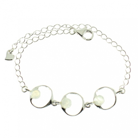 Pulsera piedra luna