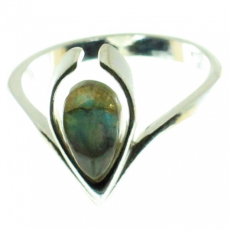Anillo labradorita