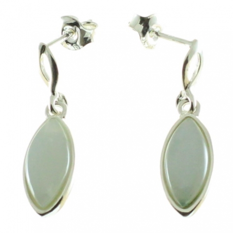 Pendientes piedra luna