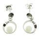 Pendientes de piedra luna