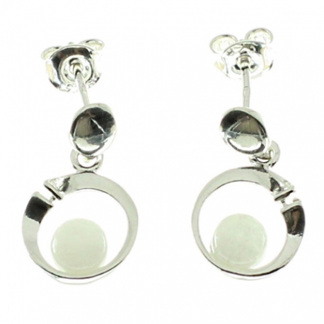 Pendientes de piedra luna