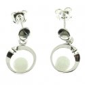 Pendientes piedra luna