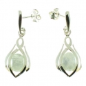 Pendientes piedra luna