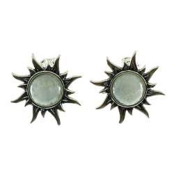 Pendientes de piedra luna