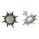 Pendientes de piedra luna