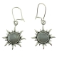 Pendientes de piedra luna