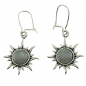 Pendientes piedra luna