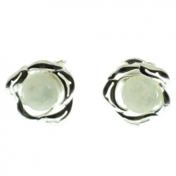 Pendientes de piedra luna