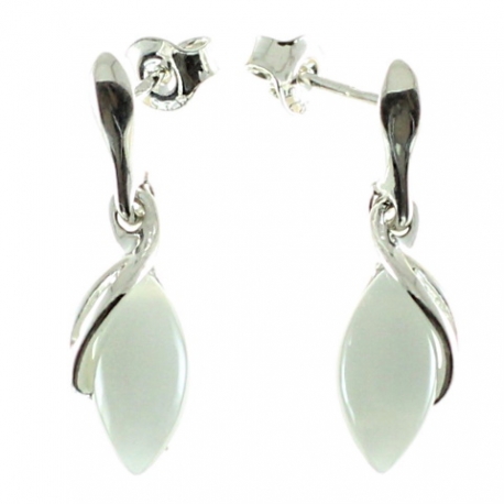 Pendientes piedra luna