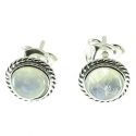 Pendientes piedra luna