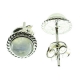 Pendientes piedra luna
