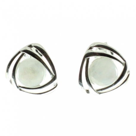 Pendientes piedra luna