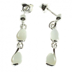 Pendientes piedra luna