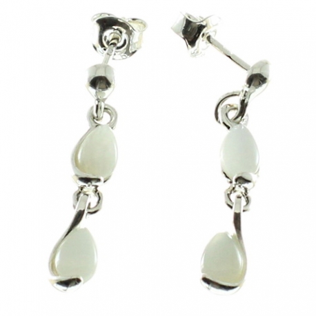 Pendientes piedra luna
