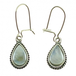 Pendientes piedra luna