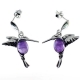 Pendientes amatista
