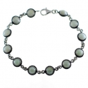 Pulsera ópalo lechoso