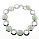 Pulsera ópalo lechoso