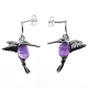 Pendientes amatista