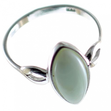 Anillos ópalo lechoso