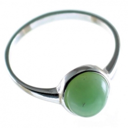 Anillo crisoprasa