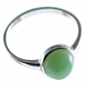 Anillo crisoprasa