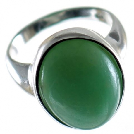Anillo crisoprasa