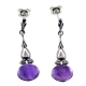 Pendientes amatista