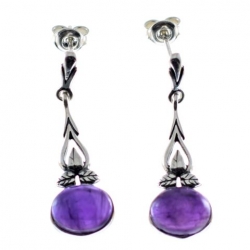 Pendientes amatista