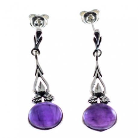 Pendientes amatista
