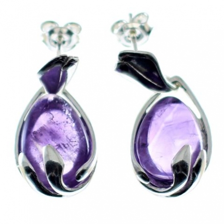 Pendientes amatista