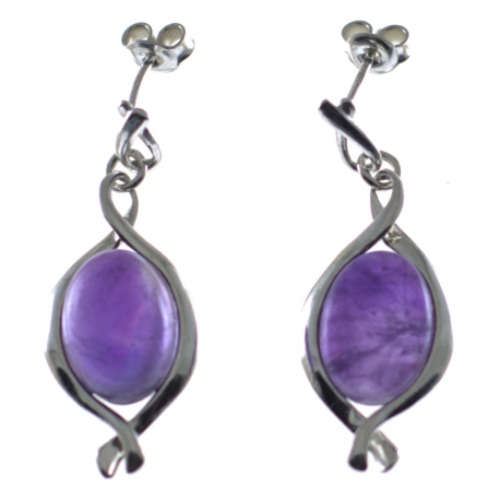 Pendientes amatista
