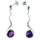 Pendientes amatista
