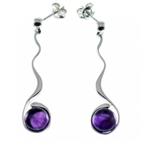 Pendientes amatista