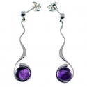 Pendientes amatista