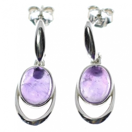 Pendientes amatista