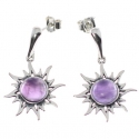 Pendientes amatista